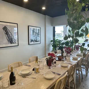 Space for private events.