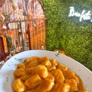 Fresh made gnocchi !!! Don't forget to take a selfie too.