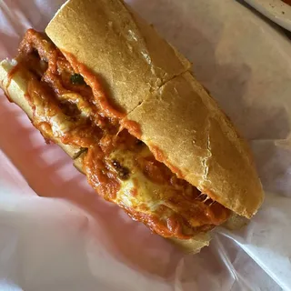 6" Eggplant Parm Sandwich