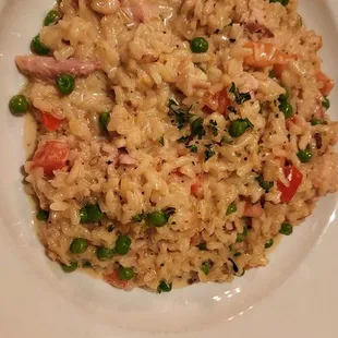Risotto (a little chicken and ham for smokiness)