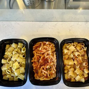 Gricia -  Amatriciana -  RAGU ALLA BOLOGNESE