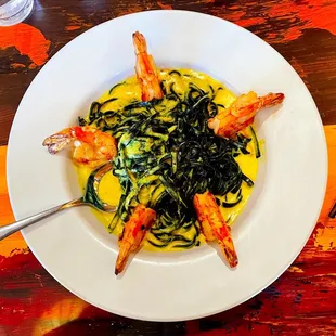 Saffron Shrimp Saute