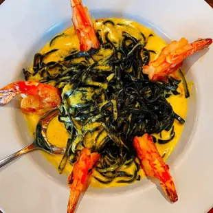 Saffron Shrimp Saute