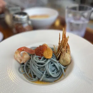 Limited menu item (preorder only) : blue ocean pasta