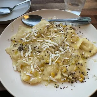 Sweet Corn Ravioli