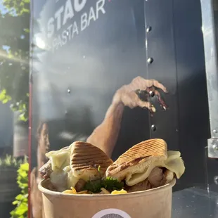 We are also on instagram @pastaccinifoodtruck if you want to see our artistic side #food truck #late night food truck #bbq food truck