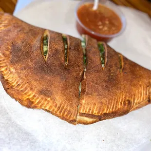 DELICIOUS 3 Meat Calzone