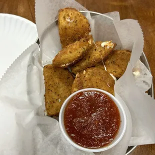 Fried mozzarella