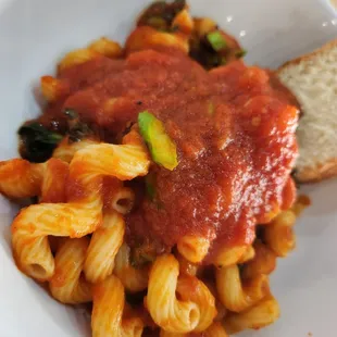 a piece of bread on a plate