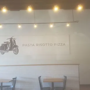 Interior, nice and simple.  Very clean