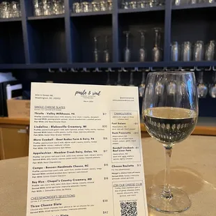 Cheese Menu - March 2024