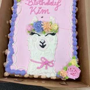 Cake she made for family friend