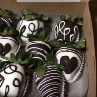 Chocolate covered strawberries!