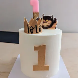 Where the Wild Things Are smash cake.