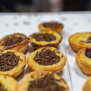 Chocolate Pastéis de Nata aka Portuguese Egg Tart ($4/ea or $21/6)