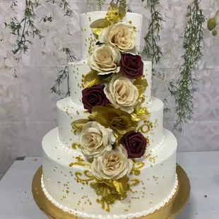 Custom wedding cake