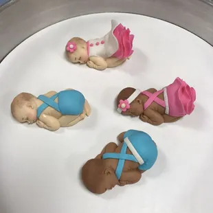 Baby shower cake toppers