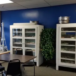 Two cupboards to select from