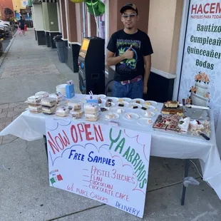 They got free samples, and they are VERY good.