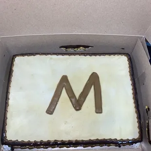 a cake in a box