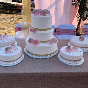 a wedding cake