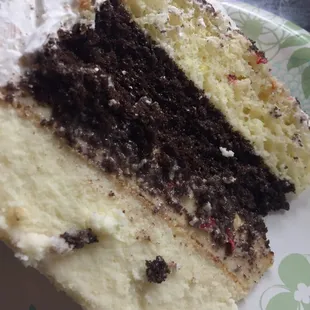 4 layer cake (cheesecake, flan, chocolate cake and tres leches)