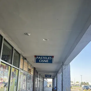 outside