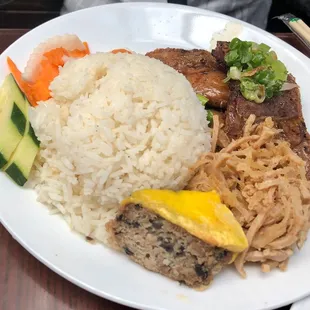 Three choices rice dish