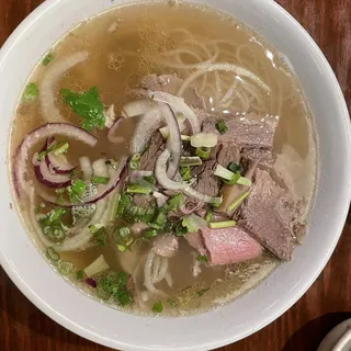 P4. Pho with Medium Rare Beef, Brisket, Tendon & Tripe