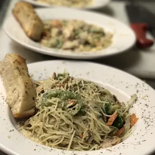 Primavera in basil and olive oil