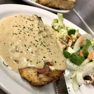 Grilled chicken Marsala