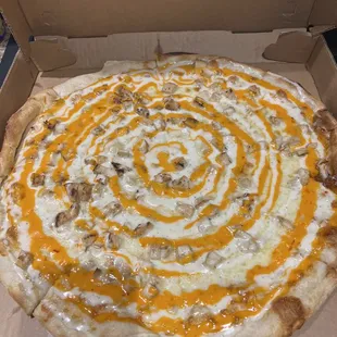 Buffalo chicken pizza