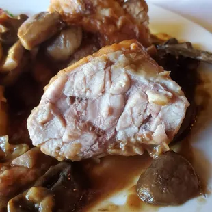 Inside the veal sweetbread