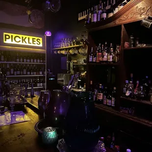 bar area