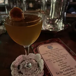 Banana Foster cocktail