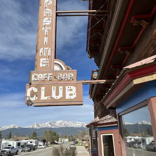 Exterior view of Pastime Saloon