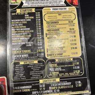 Menu as of 23-Jan-2025