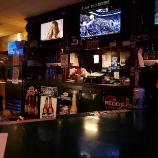 televisions on the wall