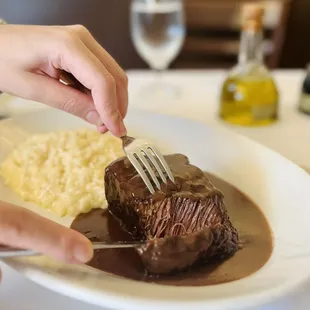 Short rib with risotto