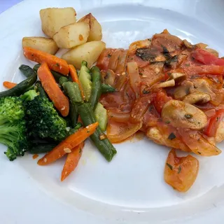 Petto di Pollo alla Cacciatora