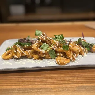 a plate of food on a table