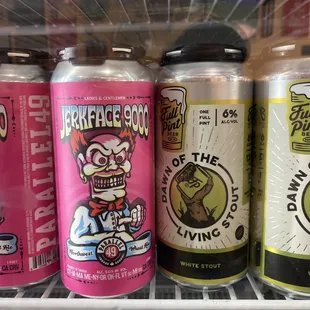 a variety of flavored sodas