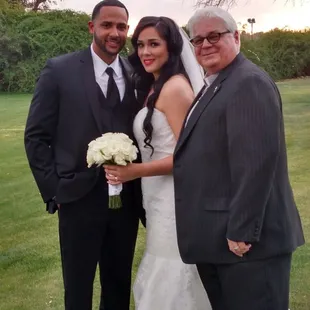 what a beautful day for a wedding.