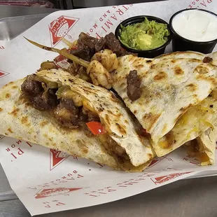 Surf and Turf Quesadilla