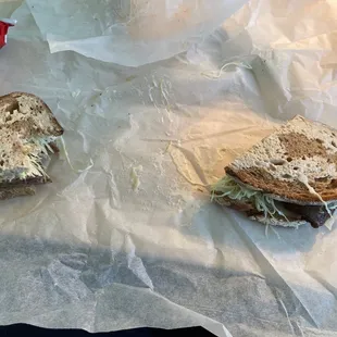 The bread is soggy because it was sitting in sauce