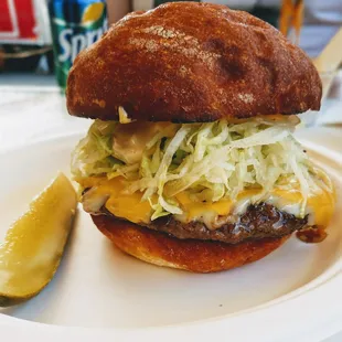 The summer BLT from Pastrami Zombie: house cured bacon with thick slabs of fresh, juicy heirloom tomatoes