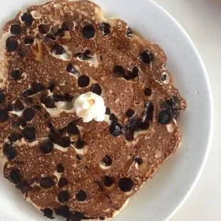 Chocolate chip pancake