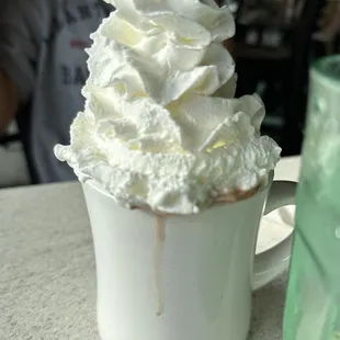 Want some hot chocolate with that whipped cream?