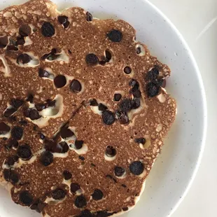 Chocolate chip pancake