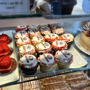 Superbowl Themed Cupcakes